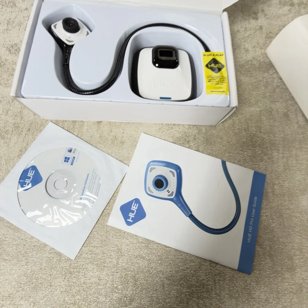 Hue USB HD Portable WebCam Camera for Zoom - Windows/Mac - BLACK (PX0004)